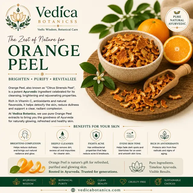 Citrus Radiance for Your Skin Orange Peel by Vedica Botanics